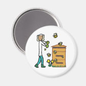 Bijenteelt Magneet (Voorkant / Achterkant)