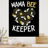 Bijenteelt | Mama Bee Keeper Poster (Keuken)