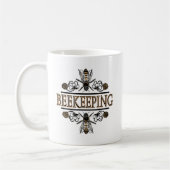 bijenteelt met bijen koffiemok (Links)