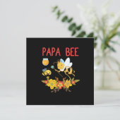 Bijenteelt | Papa Bee Flowers Kaart (Staand voorkant)