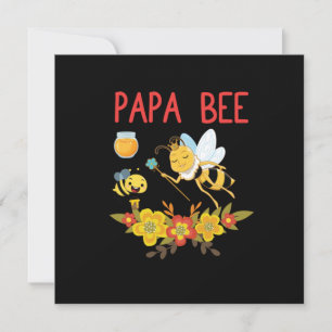 Bijenteelt Papa Bee Flowers Kaart