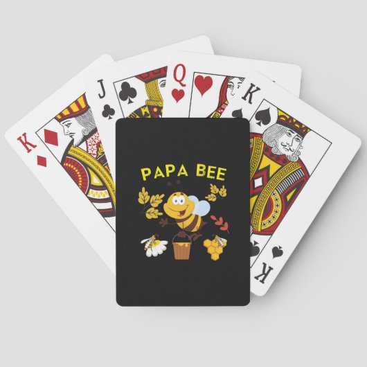 Bijenteelt | Papa Bee Pokerkaarten (Achterkant)