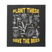 Bijenteelt | Plant met uitzondering van bijen Notitieblok (Voorkant)