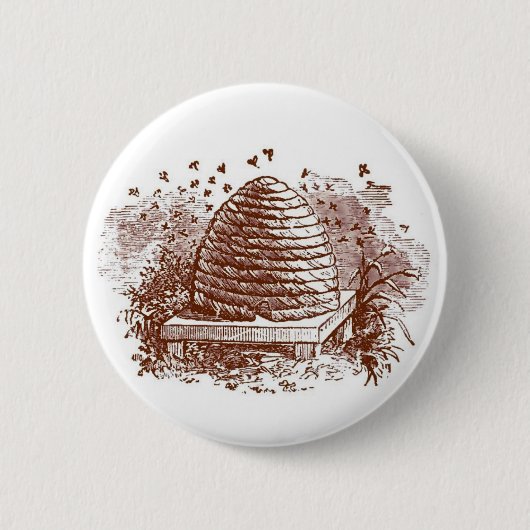 bijenteelt ronde button 5,7 cm (Voorkant)