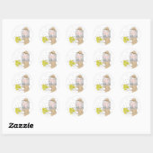 Bijenteelt Ronde Sticker (Vel)