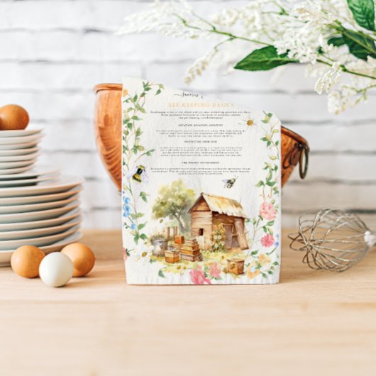 Bijenteelt | Rustieke Boerderij Monogram Theedoek