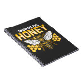 Bijenteelt Show Honingraat Nectar Graphic Notitieboek (Rechterzijde)