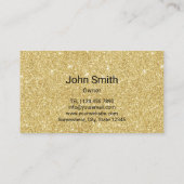 Bijenteelt Verse Honing Bijenstal Zwart & Goud Visitekaartje (Achterkant)