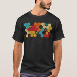 Bijenteelt Vintage imkerij Retro Honeycomb T-shirt<br><div class="desc">Houdt u wel van bijenteelt en honingraten en pakt u deze retro-bijenteelt-uitrusting voor uzelf of voor elke imker die u kent als verjaardagsgeschenk of kerstcadeau op aarde.</div>