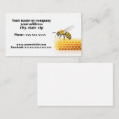 Bijenteelt Visitekaartje (Voorkant / Achterkant)