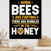 Bijenteelt | Wanneer bijen fokken Poster (Keuken)
