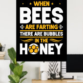 Bijenteelt | Wanneer bijen fokken Poster (Thuiskantoor)