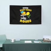 Bijenteelt | Zelfs Bezige bijen Spandoek (Beurs)