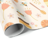 Bijenteeltpatroon Cadeaupapier (Rol Hoek)
