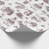 Bijenteeltpatroon Cadeaupapier (Hoek)