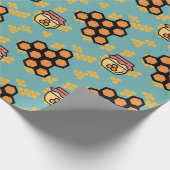 Bijenteeltpatroon Cadeaupapier (Hoek)