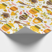 Bijenteeltpatroon Cadeaupapier (Hoek)