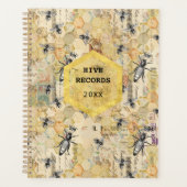 Bijenteeltregisters |  koningin planner (Voorkant)