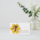 Bijenteler, honingverkoper Boerderij boer Visitekaartje (Staand voorkant)