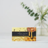 Bijenteler Honingverkoper Boerderij-boerenkaart Visitekaartje (Staand voorkant)