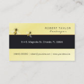 Bijenteler Honingverkoper Boerderij-boerenkaart Visitekaartje (Achterkant)