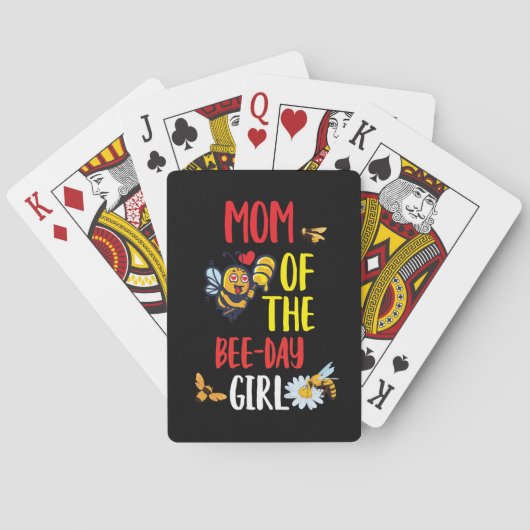 Bijenteler Kunstmam van het bijenmeisje Pokerkaarten (Achterkant)