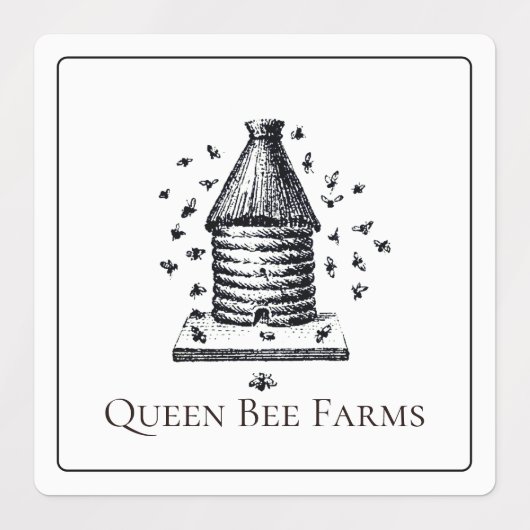 bijenteler of Boerderij Labels (Design 2)