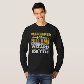 Bijenteler Quote-imker T-shirt (Voorkant volledig)