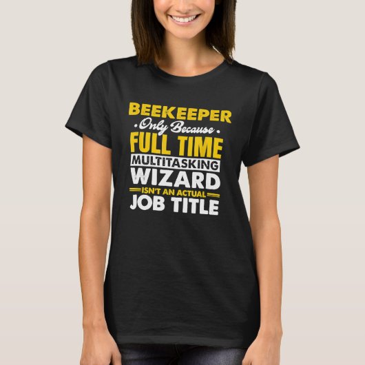 Bijenteler Quote-imker T-shirt (Voorkant)