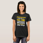 Bijenteler Quote-imker T-shirt (Voorkant volledig)