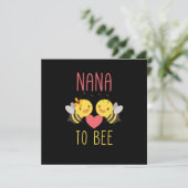 Bijentelers Art. Nana naar bijen Feestdagenkaart (Staand voorkant)