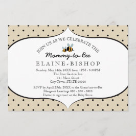 Bijenthema - Baby shower Invitation - Mama to Bee Kaart