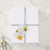 Bijenthema's verjaardagsfeest Dank je Cadeaulabel (Met Touw)