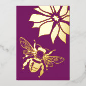 Bijentuin Buiten Evenement Folie Uitnodiging (Voorkant)