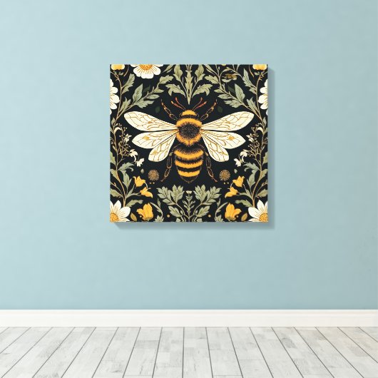  bijentuin canvas afdruk (Insitu (Houten vloer))