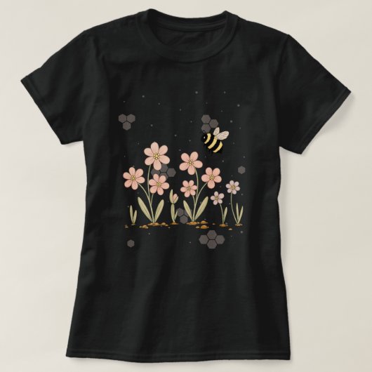 Bijentuin Gelukkig T-shirt (Design voorkant)