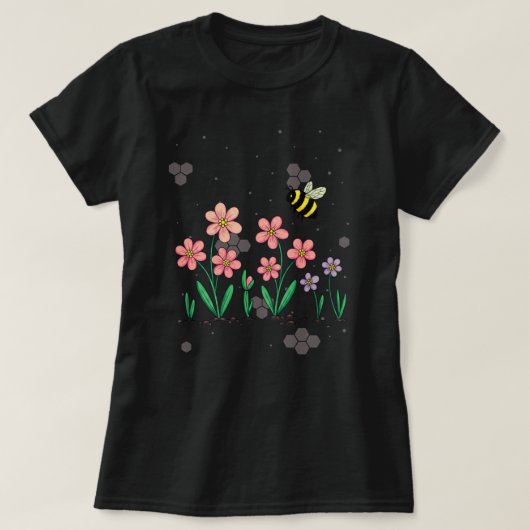 Bijentuin Gelukkig T-shirt (Design voorkant)