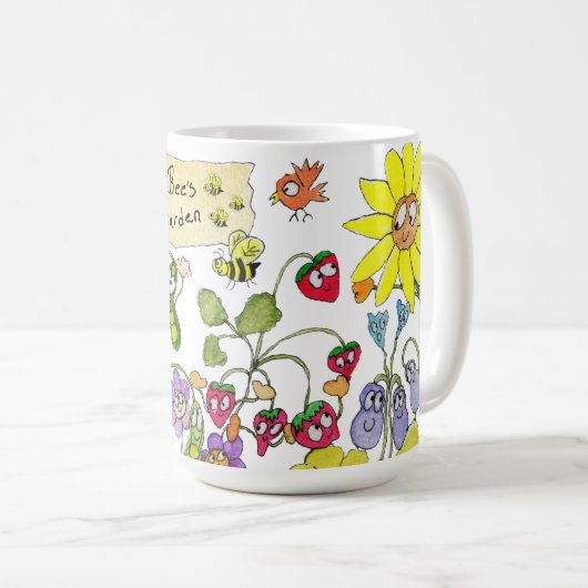 bijentuin koffiemok (Voorkant rechts)