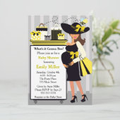 Bijenuitnodiging Baby shower Geslacht Zwangerschap Kaart (Staand voorkant)