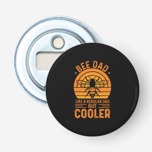 Bijenvader Button Flesopener (Voorkant)