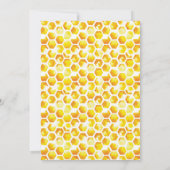 Bijenverjaardagsuitnodiging Eerste Bijendag uitnod Kaart (Achterkant)