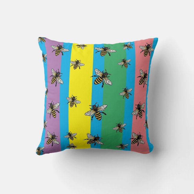 bijenvinding kussen (Achterkant)