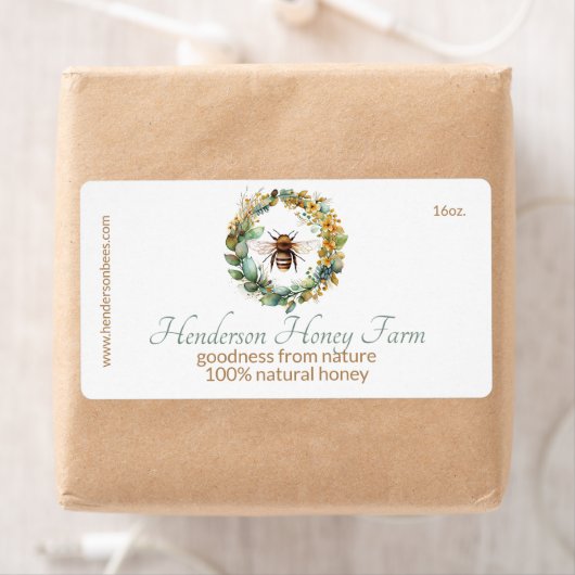 Bijenvolière Zakelijk Etiket (Insitu)