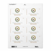 Bijenvolière Zakelijk Etiket (Full Sheet)