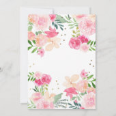 Bijenvolle Baby Shower Uitnodiging (Achterkant)