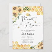 Bijenvolle Baby Shower Uitnodiging (Voorkant)