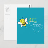Bijenvrij Inspirerend ontwerp Briefkaart (Voorkant / Achterkant)