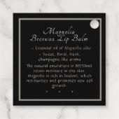 Bijenwas Lippenbalsem Heraldisch Bijenproduct Labe Bedankjes Labels (Achterkant)