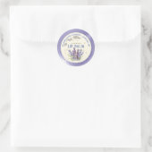 Bijenwas Lippenbalsem met Lavendel Bloemen en Bije Ronde Sticker (Tas)