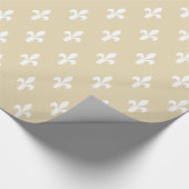 Bijenwas Victoriaans Fleur de Lys Cadeaupapier (Hoek)